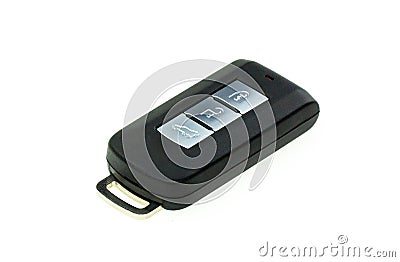 Image of car keys remote isolated on white background Stock Photo