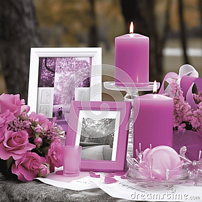 Celebrating the Lives and Spirits of Loved Ones on All Souls& x27; Day Stock Photo