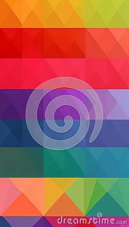 An image of a colorful geometric pattern. AI-Generative Stock Photo