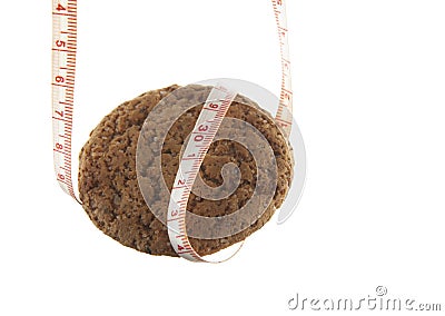 image of cookies white background Stock Photo