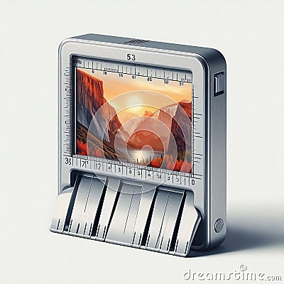 Image cropper A tool that allows users to resize or crop image Stock Photo