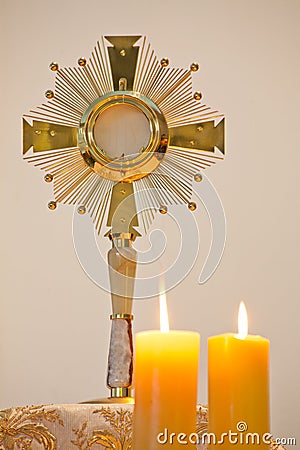 Custody of the Blessed Sacrament Stock Photo