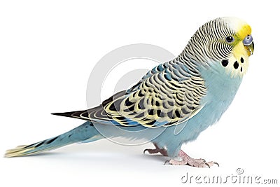 image, cute parakeet, ai generative Stock Photo