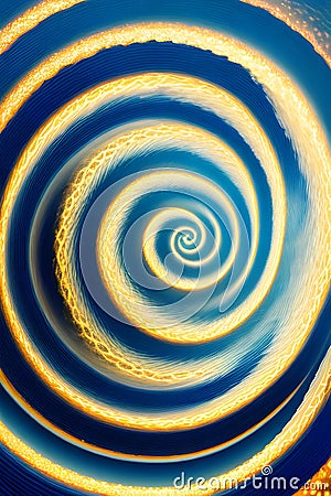 An image where ripples or waves distort the fabric of time generated by ai Stock Photo