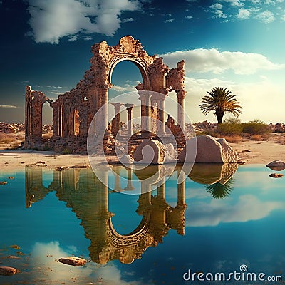 Lost City of Ancients Stock Photo