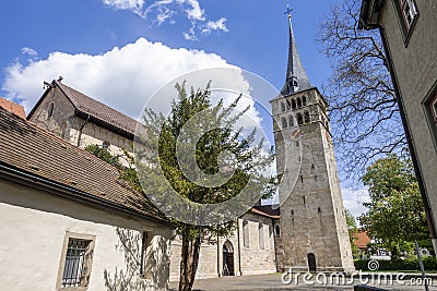 Famous church Martinskirche in Sindelfingen germany Stock Photo