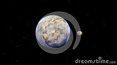 Image of fantastic planet Stock Photo