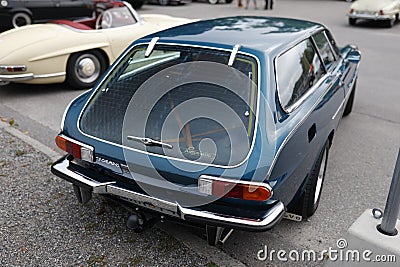 Volvo P1800 ES at a Car Show Editorial Stock Photo