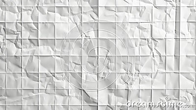 Minimalistic Grid White Paper Texture Backdrop for Design Projects Stock Photo