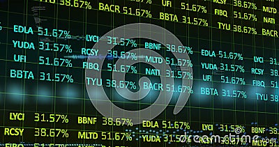 Image financial stock financial data processing Stock Photo
