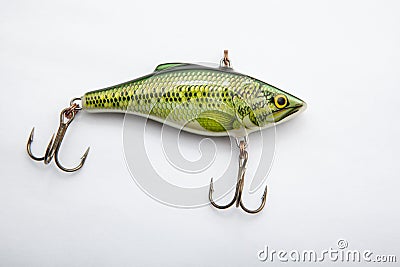 Image of fishing bait white background Stock Photo