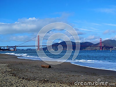 Golden Gate Bridge in San Francisco Stock Photo