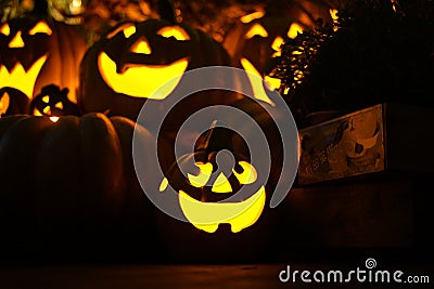 Image of Halloween jack lantern Editorial Stock Photo