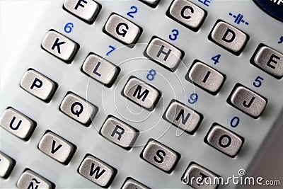 An Image of a Hand Label maker Stock Photo