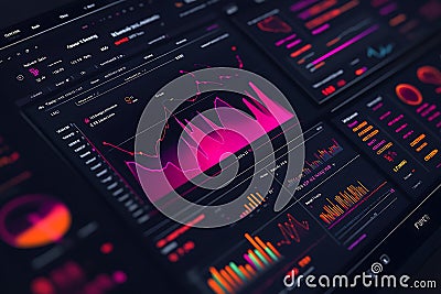 Close-up view of a video editorâ€™s screen displaying timeline and editing tools Stock Photo