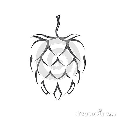 Image of hops Vector Illustration