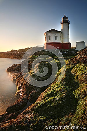 Image of a Lighthouse in Oregon, USA Stock Photo