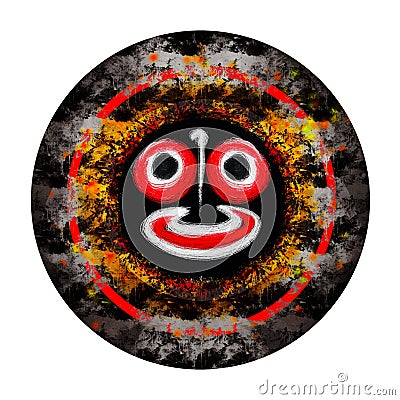 Image of Lord of the Universe - Hindu God Sri Jagannath Stock Photo