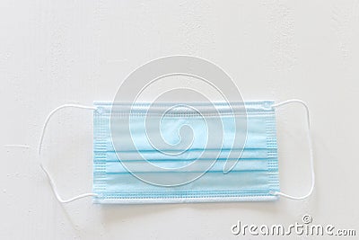 Image of medical face mask. protection against and coronavirus. Healthcare and surgical defence Stock Photo