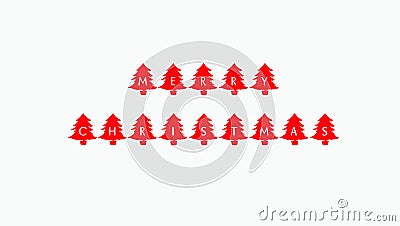 THIS IS THE IMAGE OF merry christmas QUOTE Stock Photo