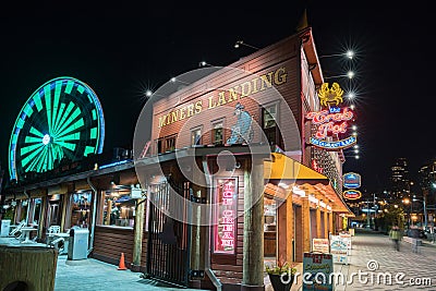 Miners Landing Seattle Washington Editorial Stock Photo