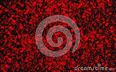 Colorist imagen of red stains over black background Stock Photo