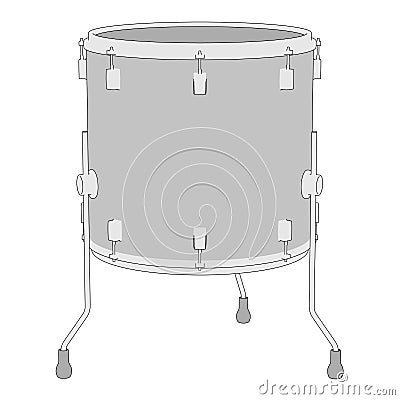 Image of musical instrument - drum Stock Photo