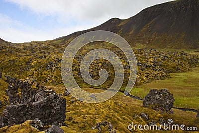 Image of nature and landscapes of iceland Stock Photo