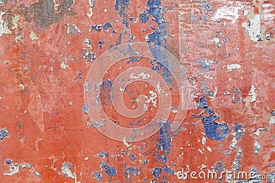 Old Weathered Painted Concrete Wall Texture Stock Photo