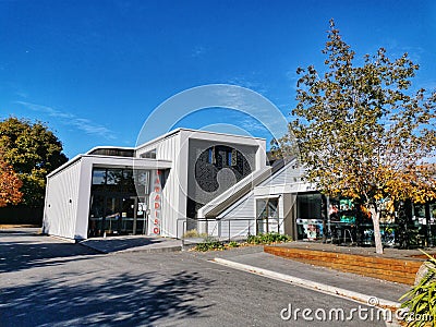 An image of the Paradiso Cinemas in Wanaka, Otago region of the South Island of New Zealand Editorial Stock Photo