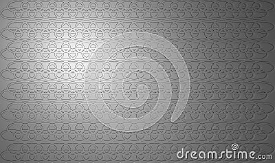 Texture with intersected ovals, artistic, steel covering fantasy, isolated. Cartoon Illustration