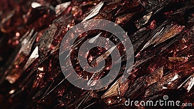 image of rutile background with sparkles generative AI Stock Photo