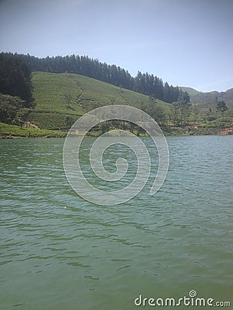 Sembuwatte lake mathale in sri lanka Stock Photo