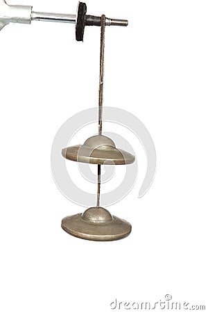 Hand cymbals Hanging Stock Photo