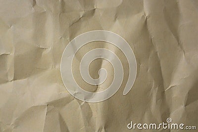 Wrinkled Construction Paper Beige Tan Background Stock Photo