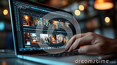 Photography Editing Tutorial: Mastering Closeup Techniques with Copy Space for Web, Print, Blogs, and Advertisements. Stock Photo