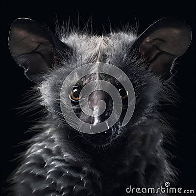 Aye-Aye: The Strangest Lemur in the World and Nocturnal Lemur of Madagascar Stock Photo