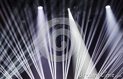 Image of stage lighting effects Stock Photo