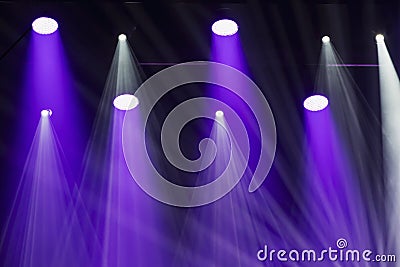 Image of stage lighting effects Stock Photo