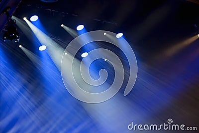 Image of stage lighting effects Stock Photo
