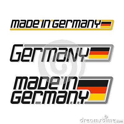 Image on the subject of Germany Vector Illustration