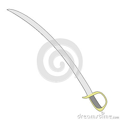 Image of sword weapon - sabre Stock Photo