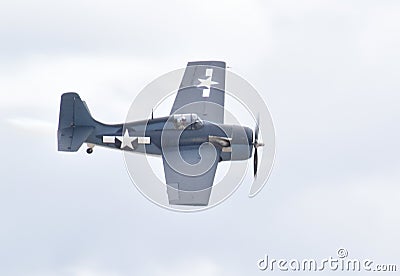 TBM-3 Avenger Aircraft in flight Editorial Stock Photo