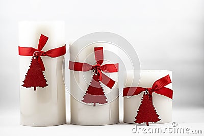 Image of Christmas candles Stock Photo