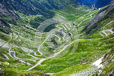 Image of Transfagarasan road Stock Photo