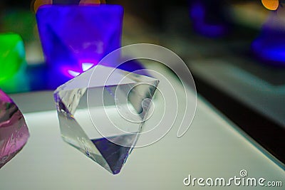 Image of transparent cubes Stock Photo