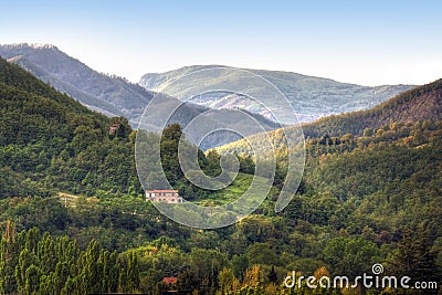 Image of typical tuscan landscape Stock Photo