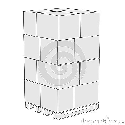 Image of warehouse material Stock Photo