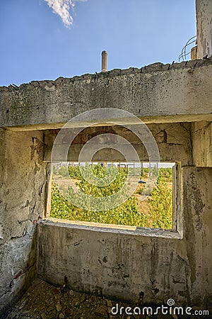 Images of some industrial buildings Stock Photo