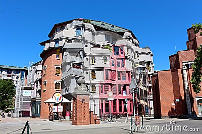 The imaginary world of Smurfs, Geneva, Switzerland Editorial Stock Photo